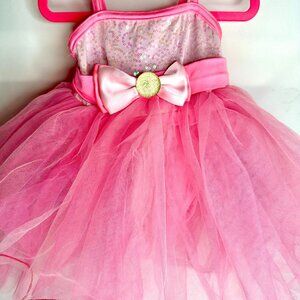 Sequin Pink Tutu Dance Dress
